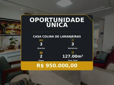 Casa com 3 Quartos à venda, 127m² no Colina de Laranjeiras, Serra