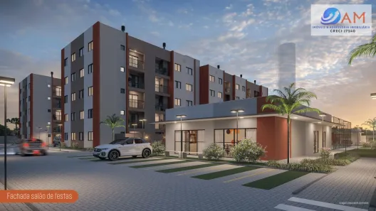 Apartamento com 2 Quartos à venda, 44m² no Atuba, Pinhais