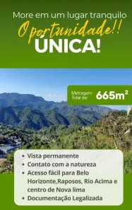 Lote/Terreno à venda, 665m² no Matadouro, Nova Lima
