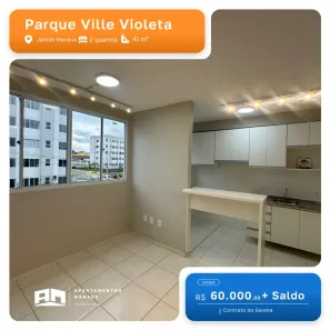 Apartamento com 2 Quartos à venda, 41m² no Lago Azul, Manaus