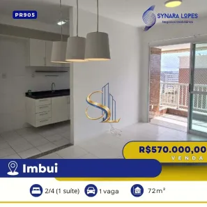 Apartamento com 2 Quartos à venda, 72m² no Imbuí, Salvador