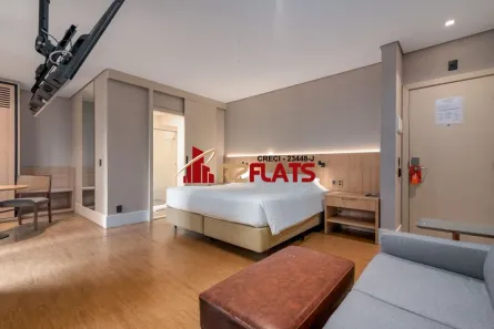 Flat com 1 Quarto para alugar, 42m² no Jardim Europa, São Paulo