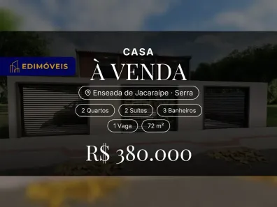 Casa com 2 Quartos à venda, 72m² no Enseada de Jacaraípe, Serra