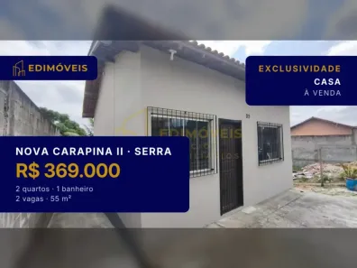 Casa com 2 Quartos à venda, 55m² no Nova Carapina II, Serra