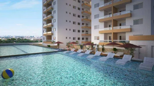 Apartamento com 2 Quartos à venda, 60m² no Boqueirão, Praia Grande