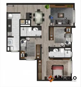 Apartamento com 3 Quartos à venda, 86m² no Vila Rosa, Novo Hamburgo