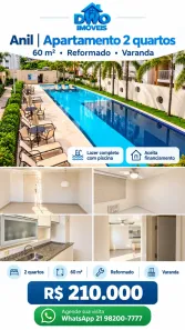 Apartamento com 2 Quartos à venda, 60m² no Anil, Rio de Janeiro