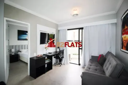 Flat com 1 Quarto para alugar, 33m² no Indianópolis, São Paulo