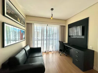 Apartamento com 1 Quarto para venda ou aluguel, 35m² no Indianópolis, São Paulo