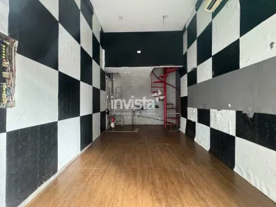 Ponto Comercial com 1 Quarto para alugar, 25m² no Gonzaga, Santos