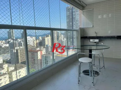 Apartamento com 3 Quartos à venda, 99m² no Gonzaga, Santos