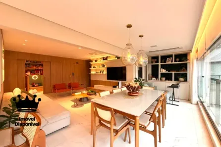 Apartamento com 4 Quartos para alugar, 181m² no Jardim das Acácias, São Paulo