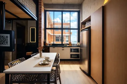 Apartamento com 1 Quarto para alugar, 24m² no Prado Velho, Curitiba