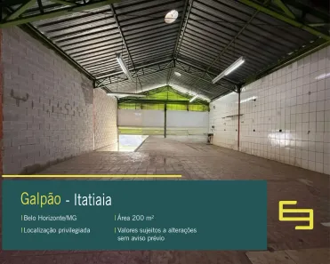 Galpão/Depósito/Armazém para alugar, 200m² no Conjunto Lagoa, Belo Horizonte