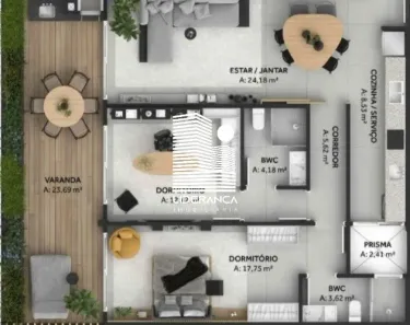 Apartamento com 2 Quartos à venda, 119m² no Cacupé, Florianópolis