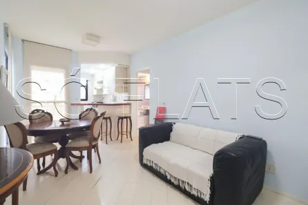 Flat com 1 Quarto para alugar, 38m² no Vila Nova Conceição, São Paulo