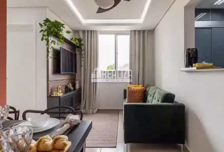 Apartamento com 2 Quartos para alugar, 48m² no Mercês, Uberaba