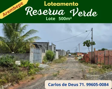 Lote/Terreno à venda, 500m² no Vale do Landirana (Abrantes), Camaçari