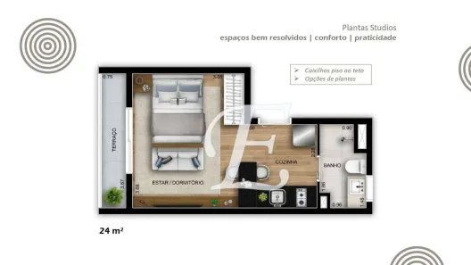 Apartamento com 1 Quarto à venda, 24m² no Sumarezinho, São Paulo