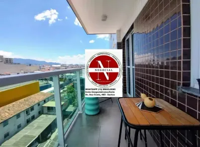Apartamento com 1 Quarto à venda, 51m² no Vila Mathias, Santos