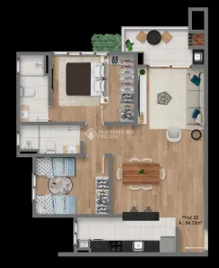 Apartamento com 2 Quartos à venda, 91m² no Concórdia, Ivoti