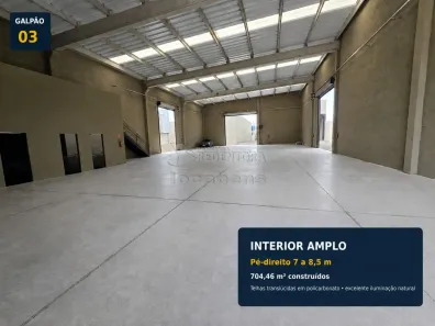 Galpão/Depósito/Armazém para alugar, 704m² no Distrito Industrial Doutor Carlos Arnaldo e Silva, São José do Rio Preto