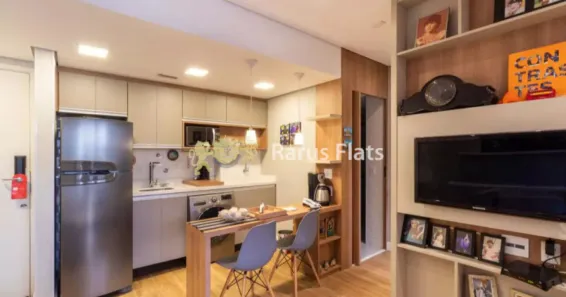 Flat com 1 Quarto à venda, 37m² no Moema, São Paulo
