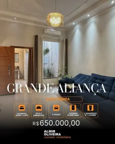 Casa com 3 Quartos à venda, 157m² no Jardim Grande Aliança, Sertãozinho
