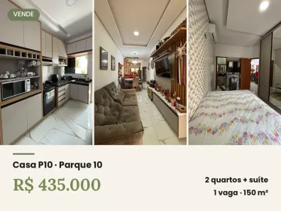 Casa com 2 Quartos à venda, 150m² no Parque 10 de Novembro, Manaus
