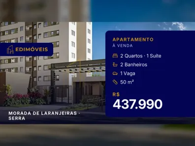 Apartamento com 2 Quartos à venda, 50m² no Morada de Laranjeiras, Serra