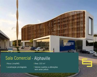 Sala Comercial à venda, 153m² no Alphaville - Lagoa dos Ingleses, Nova Lima