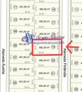 Lote/Terreno à venda, 462m² no , Eusébio