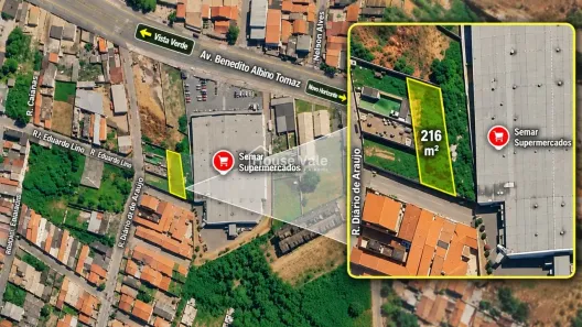 Lote/Terreno à venda, 216m² no Chácaras Araújo II, São José dos Campos