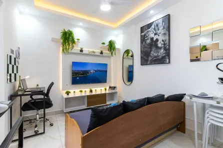 Kitnet com 1 Quarto para alugar, 33m² no Guilhermina, Praia Grande