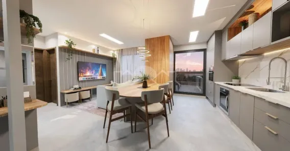 Apartamento com 2 Quartos à venda, 44m² no Aventureiro, Joinville