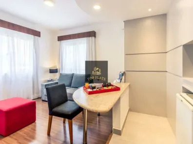 Flat com 1 Quarto para alugar, 30m² no Vila Olímpia, São Paulo