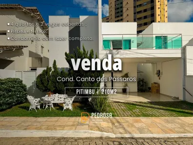 Casa de Condomínio com 4 Quartos à venda, 210m² no Pitimbu, Natal