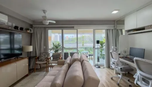 Apartamento com 1 Quarto para alugar, 50m² no Brooklin Paulista, São Paulo