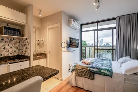 Apartamento com 1 Quarto à venda, 22m² no Mossunguê, Curitiba