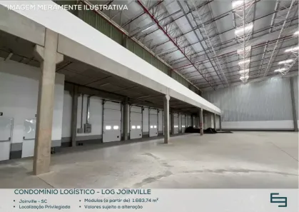 Galpão/Depósito/Armazém para alugar, 3367m² no Nova Brasília, Joinville