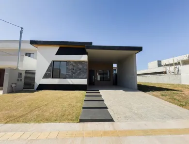 Casa de Condomínio com 3 Quartos à venda, 165m² no Jardins Bolonha, Senador Canedo