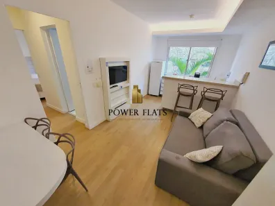 Flat com 1 Quarto para alugar, 40m² no Pinheiros, São Paulo