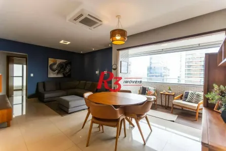 Apartamento com 3 Quartos à venda, 143m² no Pompéia, Santos