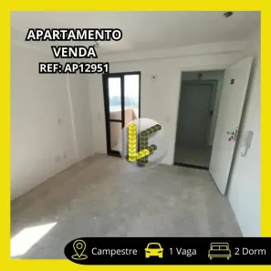 Apartamento com 2 Quartos à venda, 52m² no Campestre, Santo André