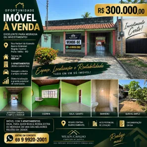 Casa com 3 Quartos à venda, 100m² no Nova Porto Velho, Porto Velho