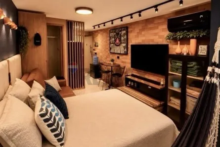 Apartamento com 1 Quarto à venda, 22m² no Porto de Galinhas, Ipojuca