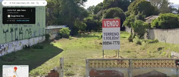 Lote/Terreno à venda, 1932m² no Orleans, Curitiba