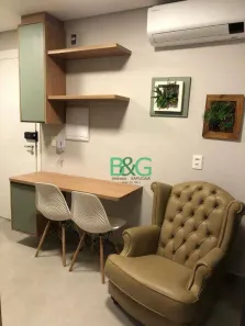 Apartamento com 1 Quarto para alugar, 25m² no Brooklin Paulista, São Paulo