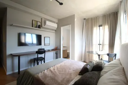 Kitnet com 1 Quarto à venda, 30m² no Indianópolis, São Paulo