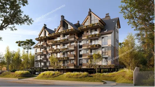Apartamento com 2 Quartos à venda, 70m² no Parque das Orquídeas, Gramado